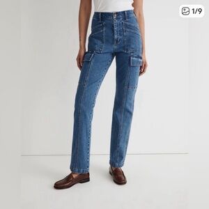 Madewell the 90s straight cargo Jean